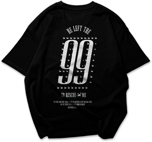 99 for 1 : Matthew 18:14| Oversized T-shirt | Black