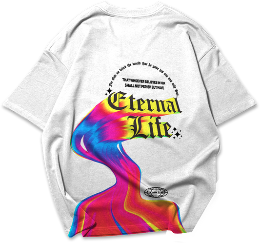 Eternal Life : John 3:16 | Oversized T-shirt