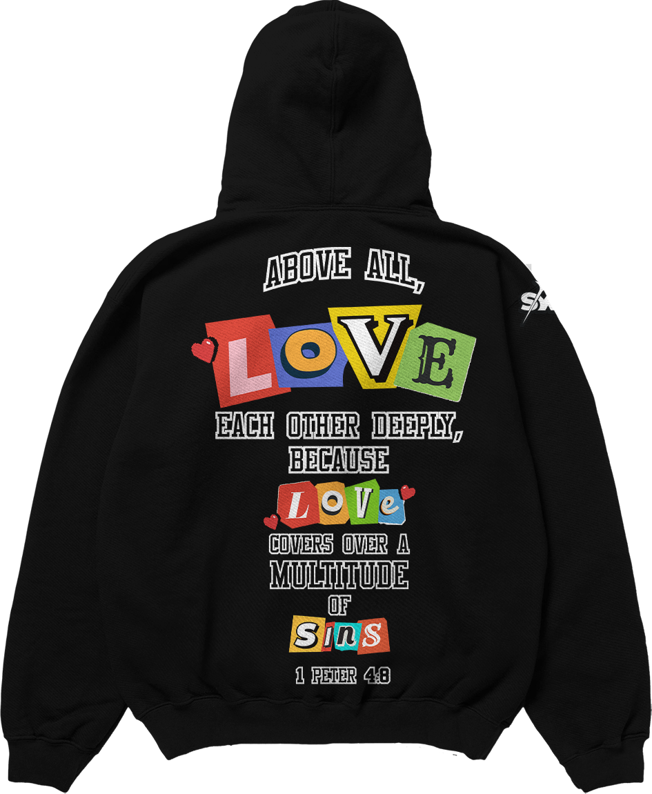 Love like Jesus : 1 peter 4:8 | Hoodie