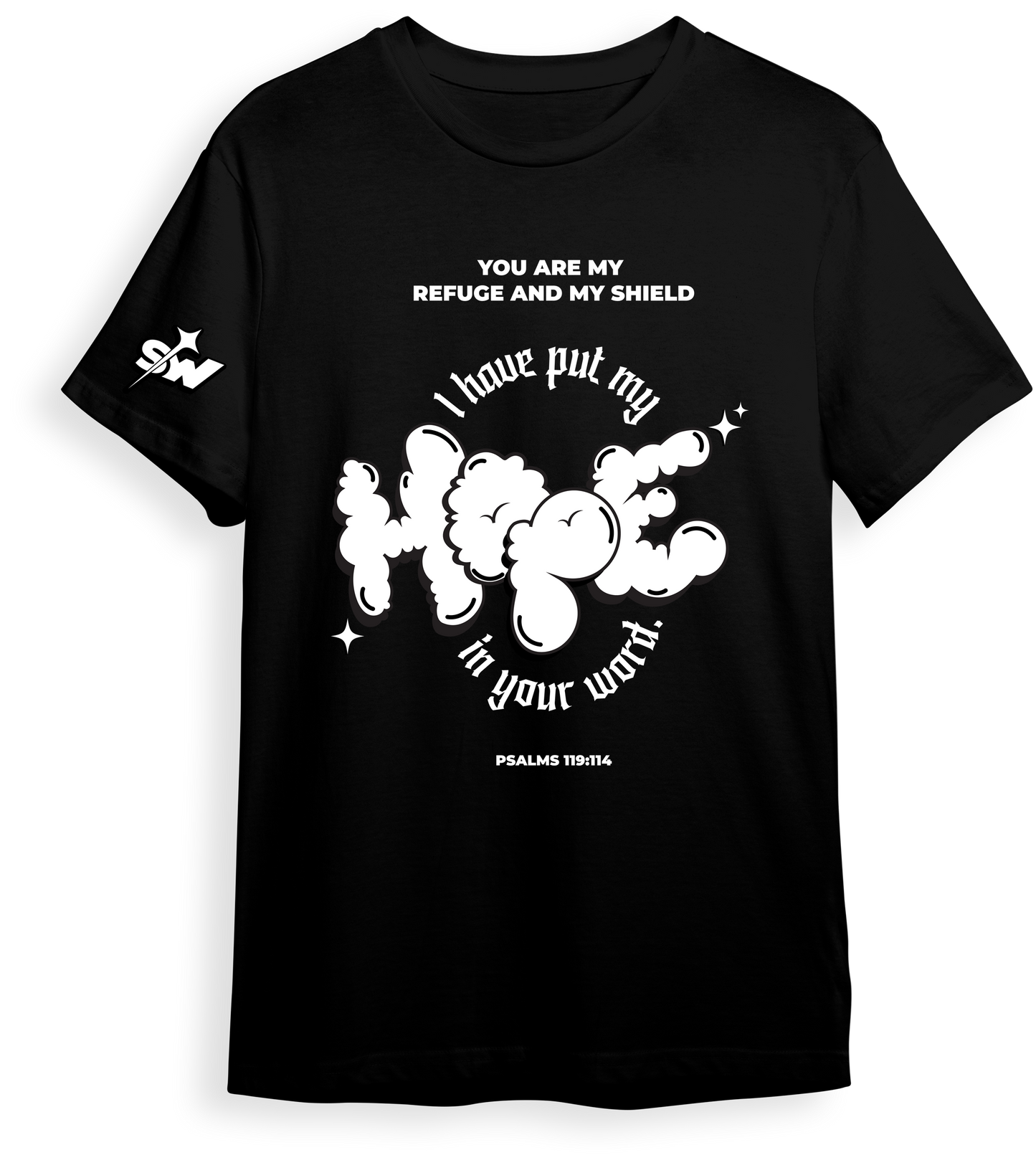 Hope : Psalms 119:114 | Regular T-shirt