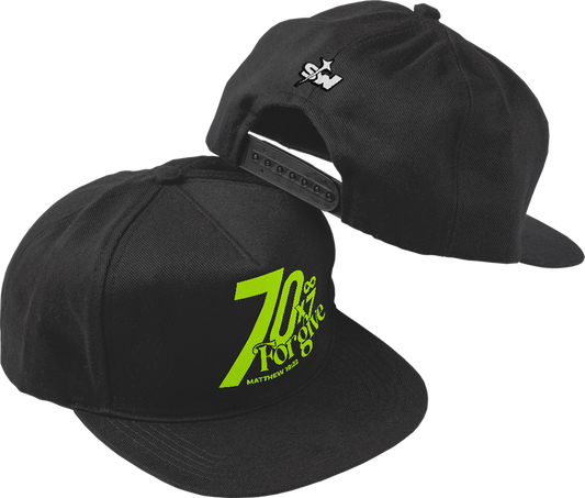 70x7 : Matthew 18:22| Snapback Cap